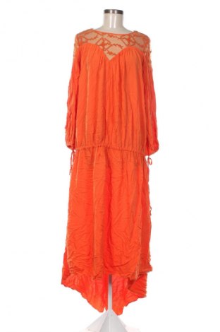 Kleid, Größe XS, Farbe Orange, Preis 8,49 €