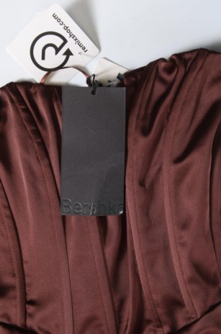 Šaty  Bershka, Velikost XS, Barva Hnědá, Cena  617,00 Kč