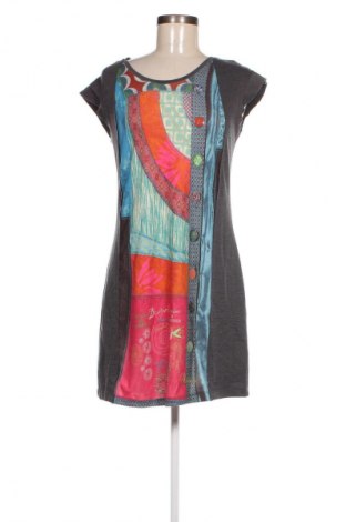 Kleid Desigual, Größe L, Farbe Grau, Preis € 48,99