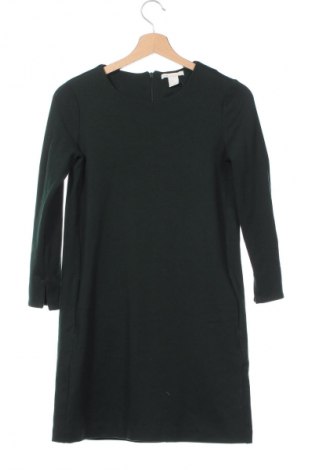 Kleid H&M, Größe XS, Farbe Grün, Preis 9,49 €