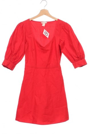 Kleid H&M, Größe XS, Farbe Rot, Preis 7,99 €