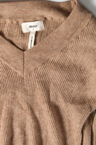 Kleid Object, Größe L, Farbe Beige, Preis € 15,49