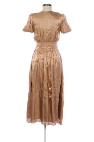 Kleid Zara, Größe XS, Farbe Golden, Preis 23,99 €