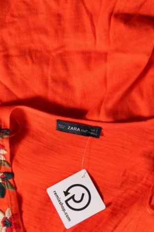 Рокля Zara Knitwear, Размер S, Цвят Оранжев, Цена 31,99 лв.