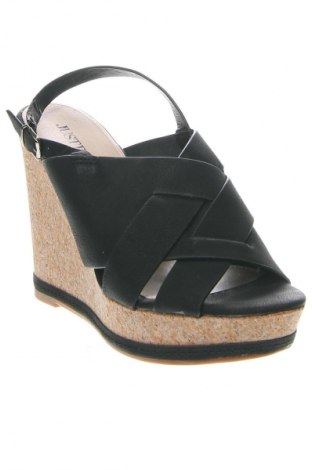 Sandale Justfab, Mărime 38, Culoare Negru, Preț 59,99 Lei