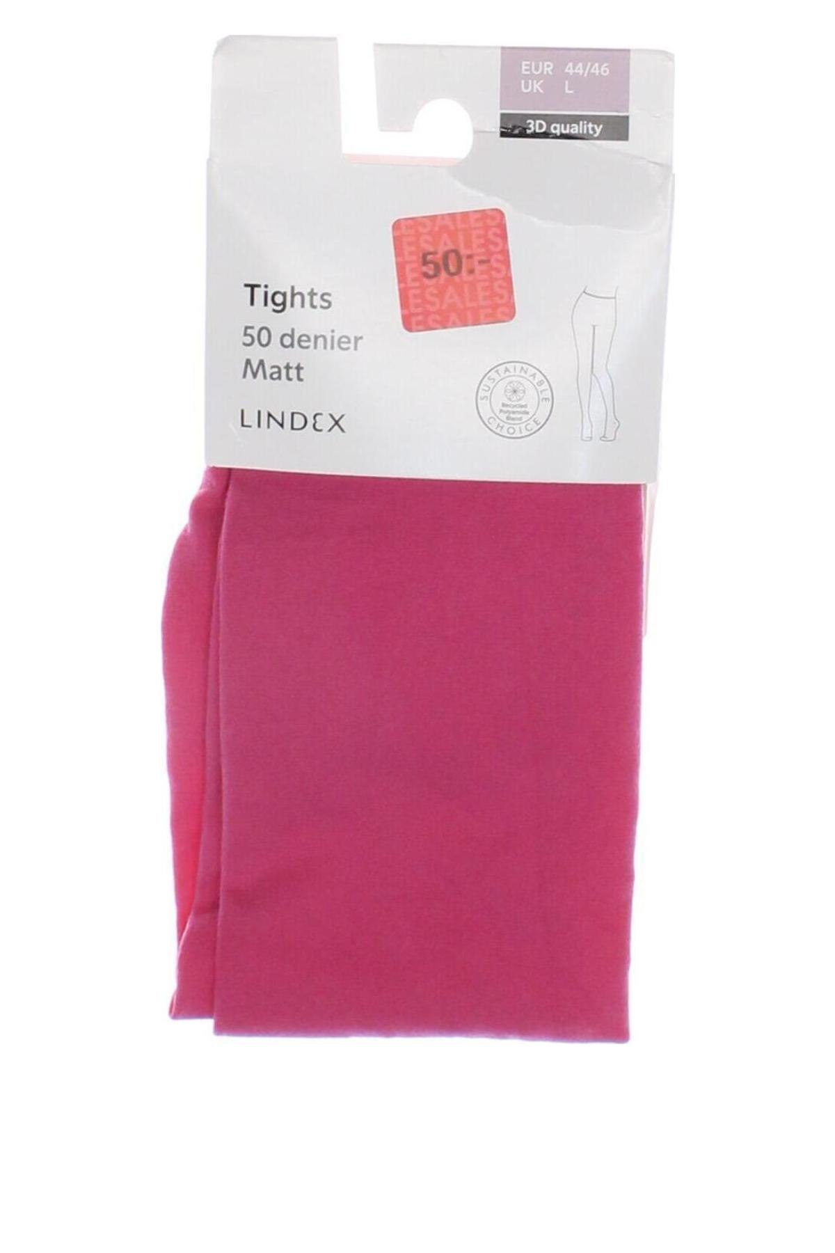 Strumpfhose Lindex, Größe L, Farbe Rosa, Preis € 18,29