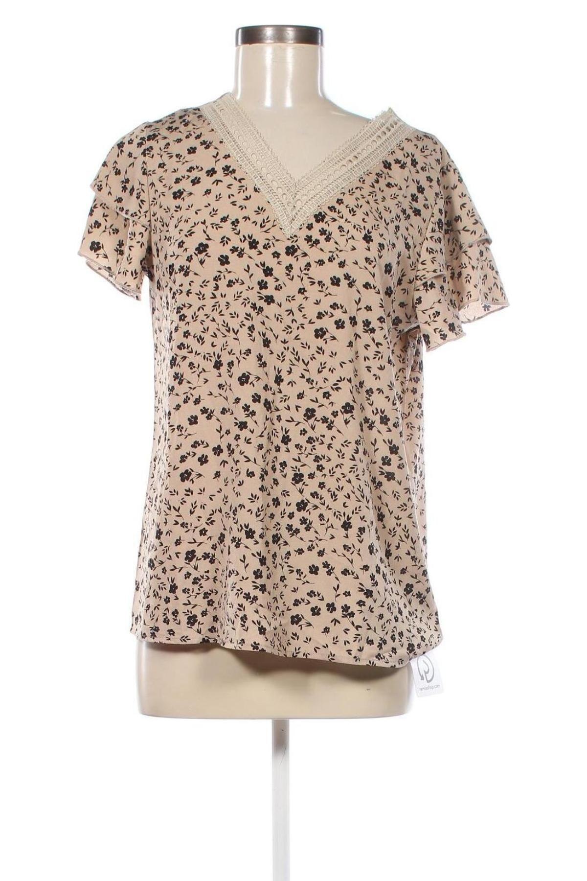 Damen Shirt, Größe M, Farbe Beige, Preis 4,99 €