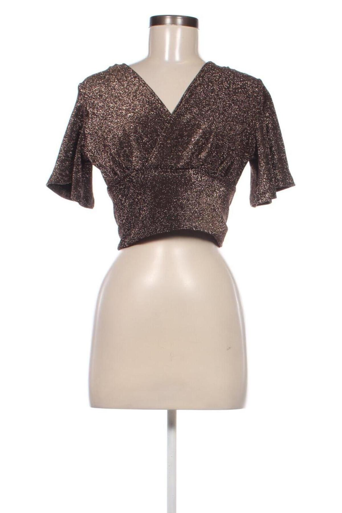 Damen Shirt, Größe S, Farbe Golden, Preis € 4,99