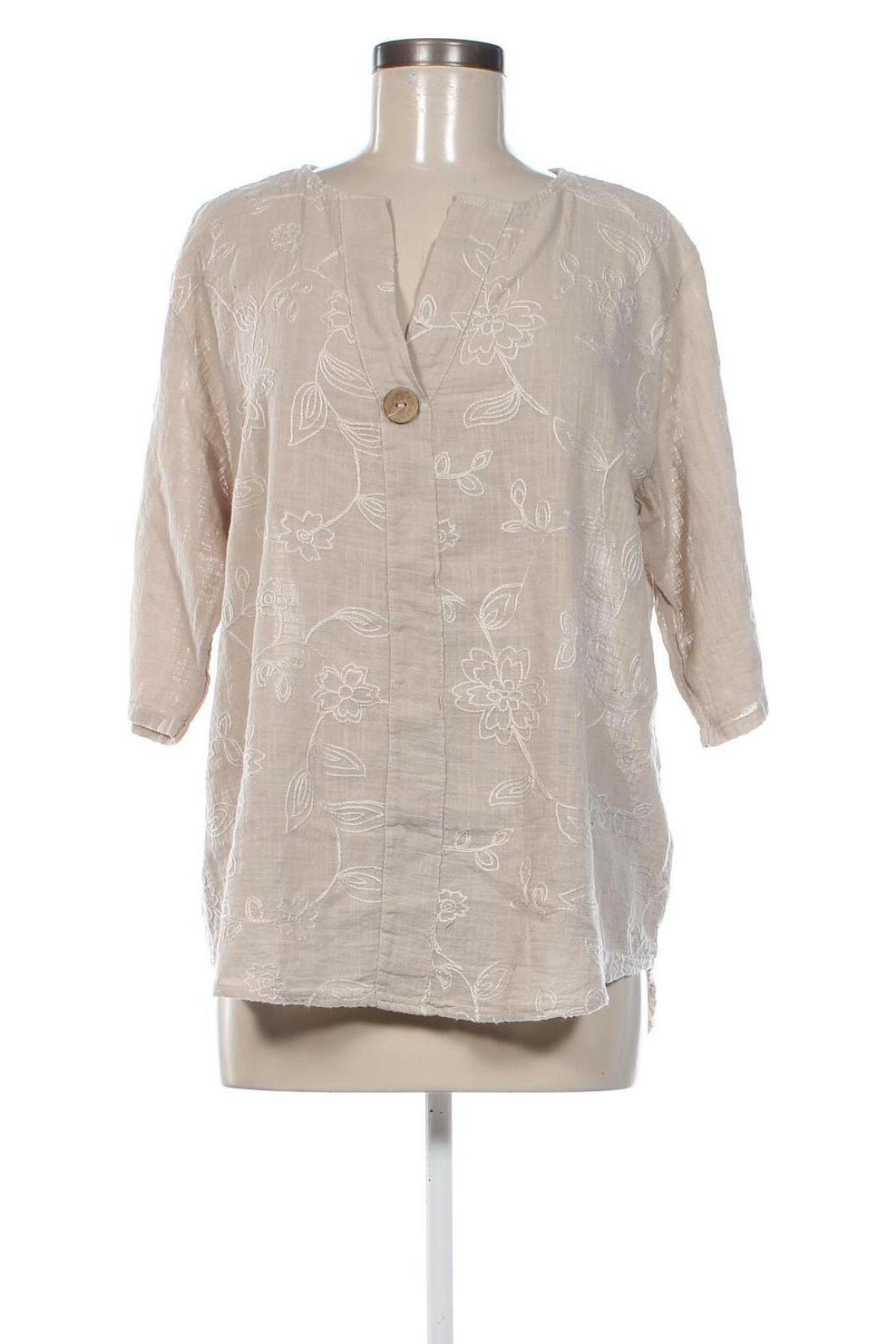 Damen Shirt, Größe XL, Farbe Beige, Preis 9,79 €