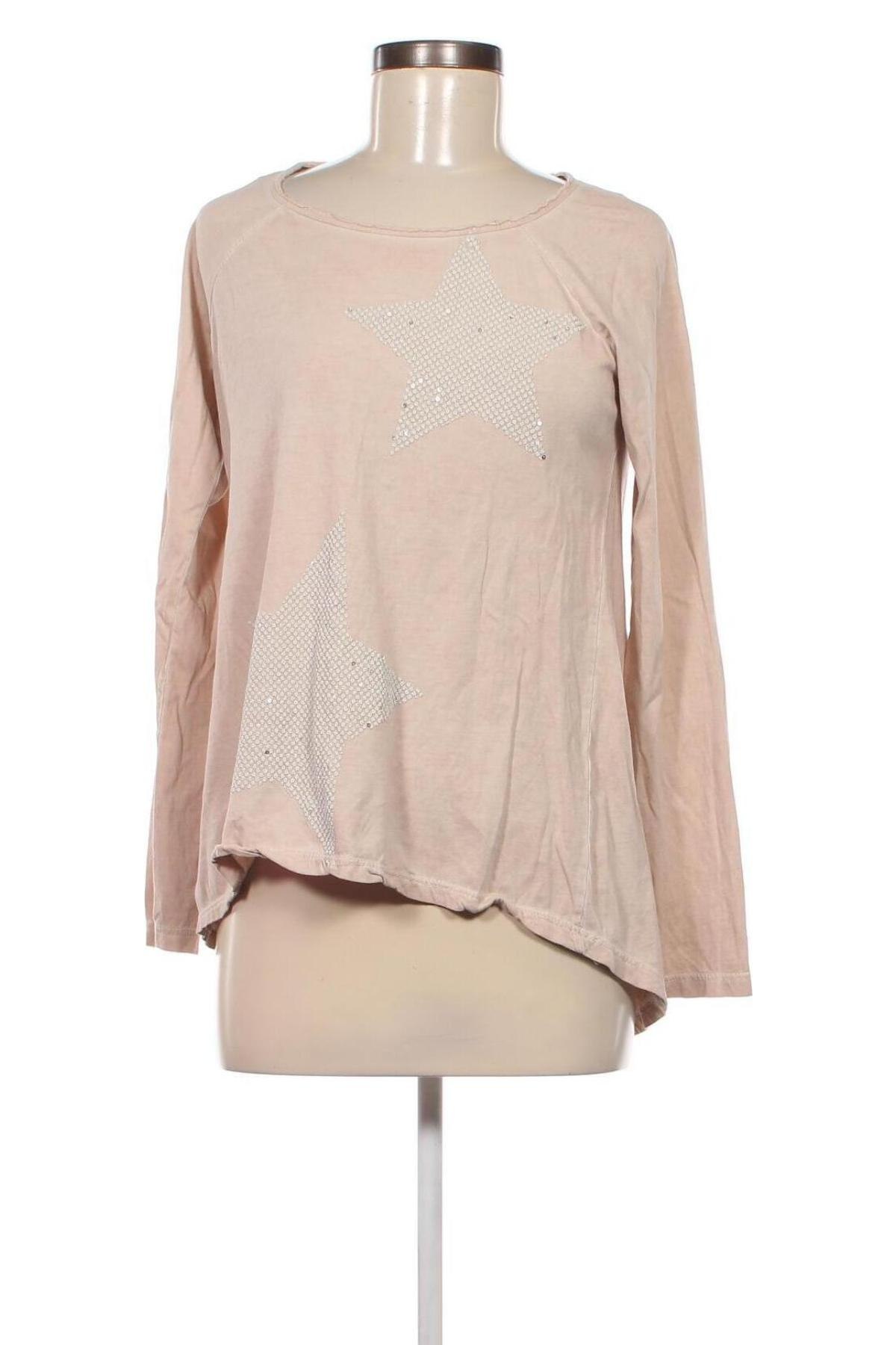 Damen Shirt, Größe M, Farbe Beige, Preis 4,99 €