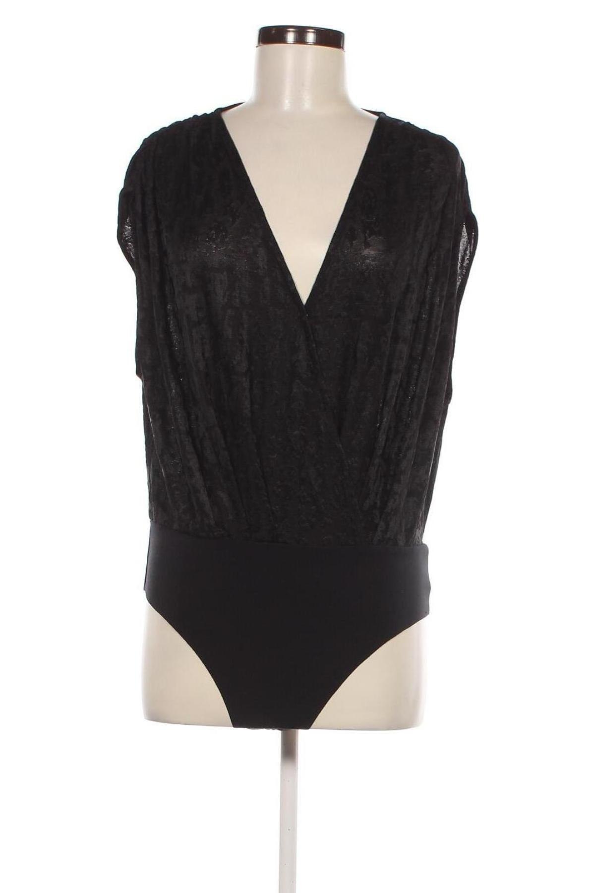 Bluză-body de damă. H&M, Mărime M, Culoare Negru, Preț 31,99 Lei