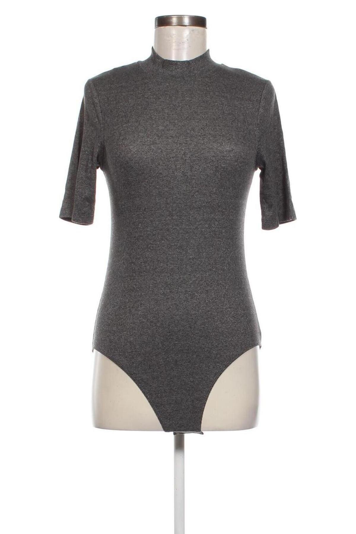 Bluză-body de damă. H&M Divided, Mărime M, Culoare Gri, Preț 47,99 Lei