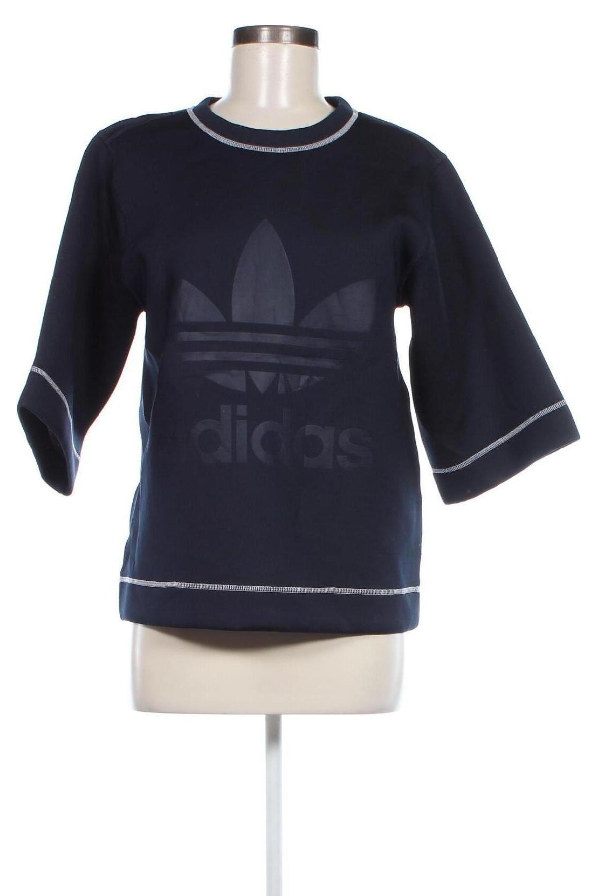 Damen Shirt Adidas, Größe M, Farbe Blau, Preis 16,99 €