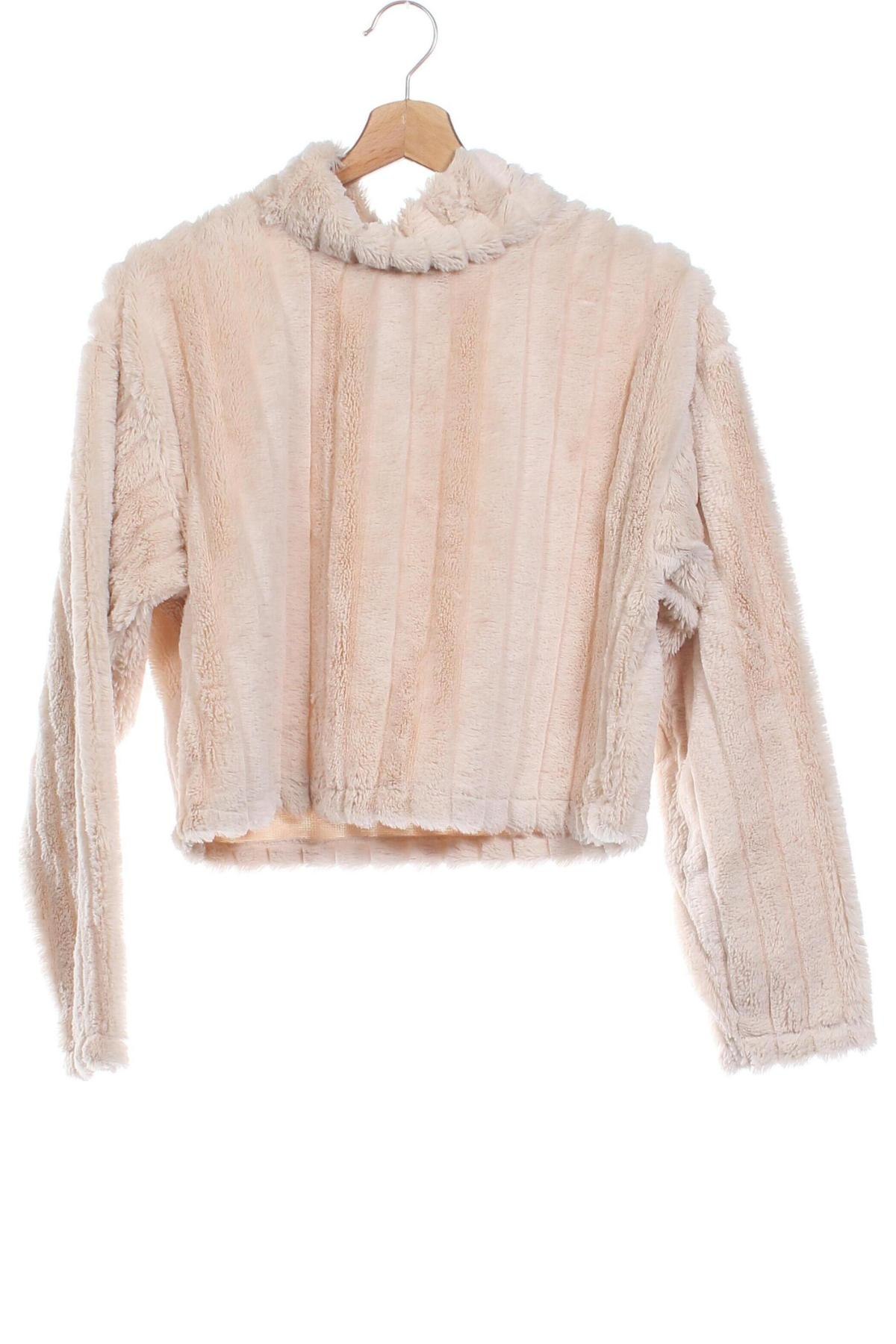 Damen Shirt Bershka, Größe S, Farbe Beige, Preis 6,49 €