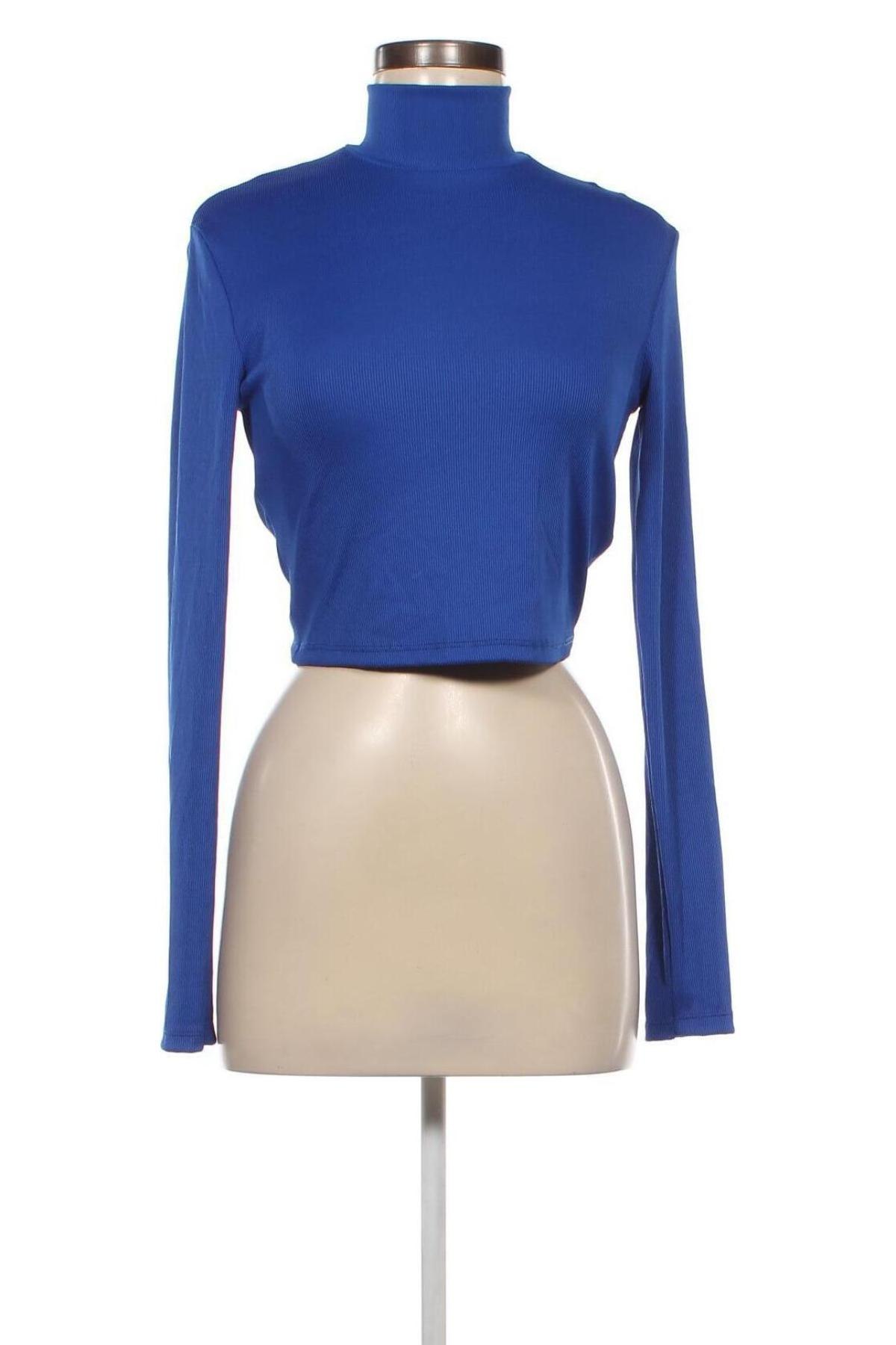 Damen Shirt Bershka, Größe L, Farbe Blau, Preis € 6,49