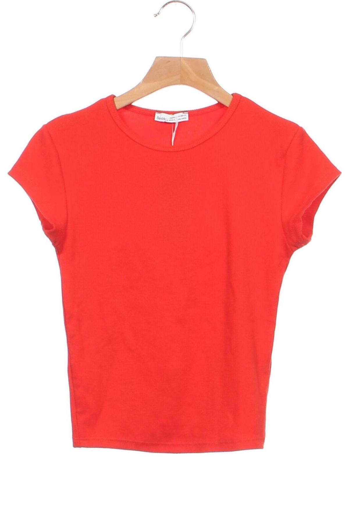 Damen Shirt Bershka, Größe XS, Farbe Rot, Preis € 9,99