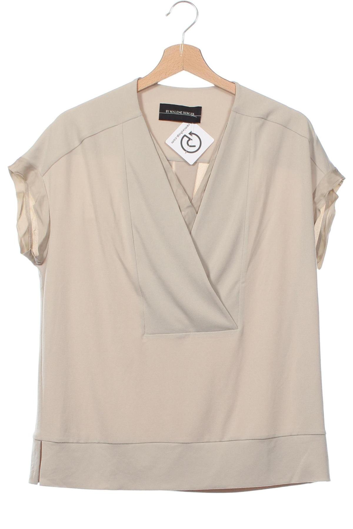 Damen Shirt By Malene Birger, Größe XS, Farbe Grün, Preis 20,55 €