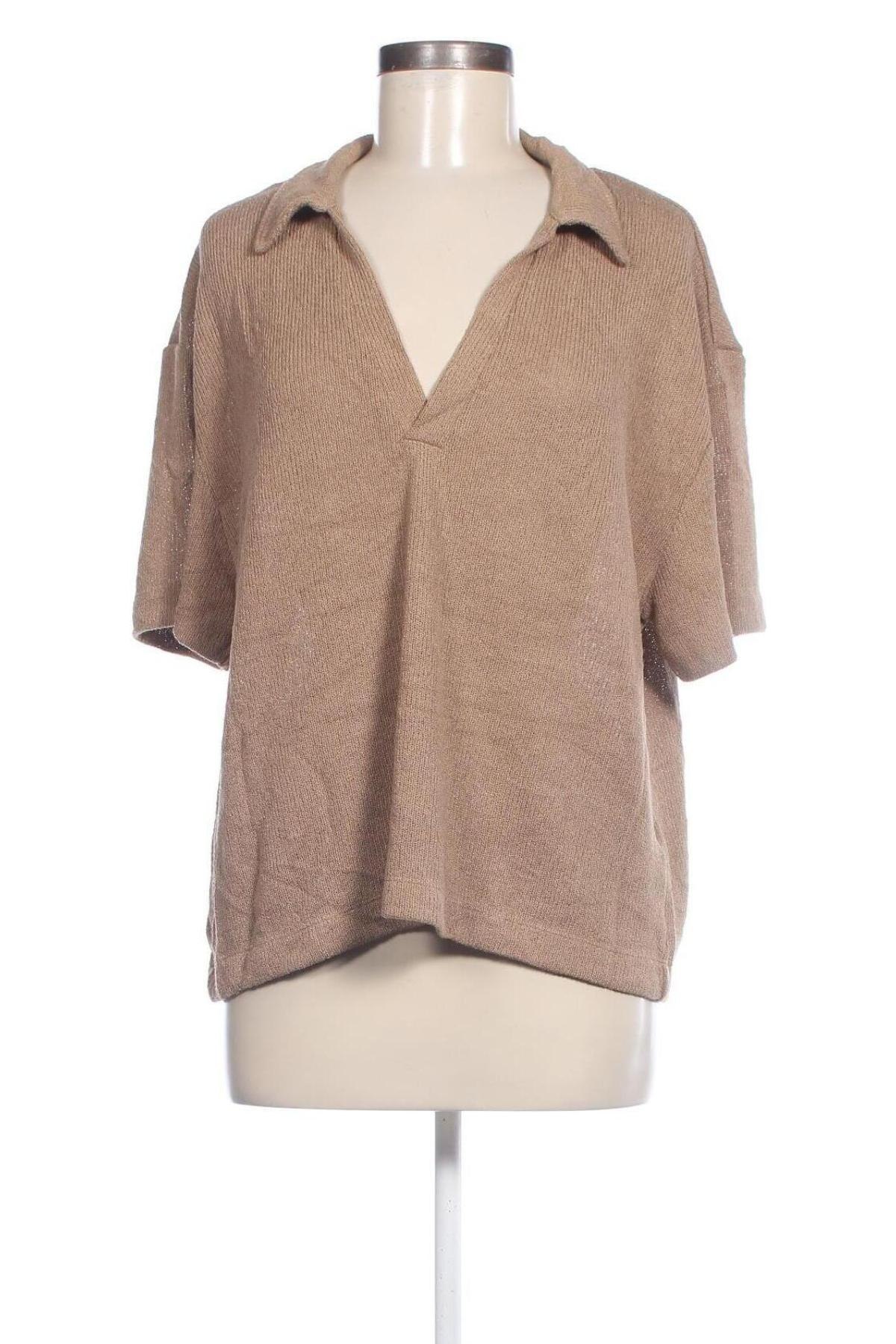 Damen Shirt H&M, Größe L, Farbe Beige, Preis € 6,49