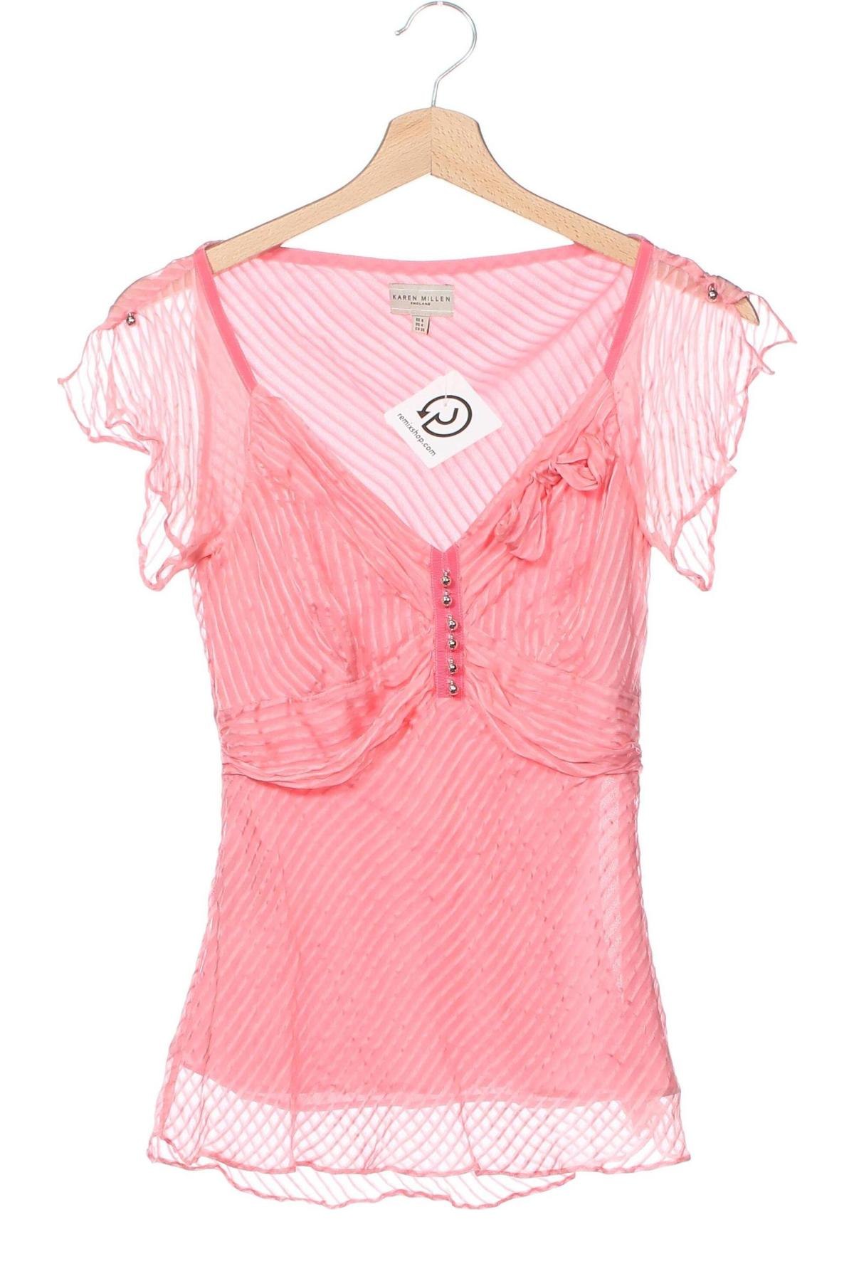 Damen Shirt Karen Millen, Größe S, Farbe Rosa, Preis 31,99 €