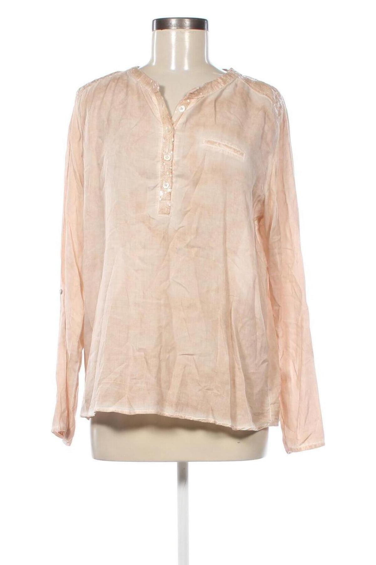 Damen Shirt Laura Torelli, Größe M, Farbe Beige, Preis 5,49 €