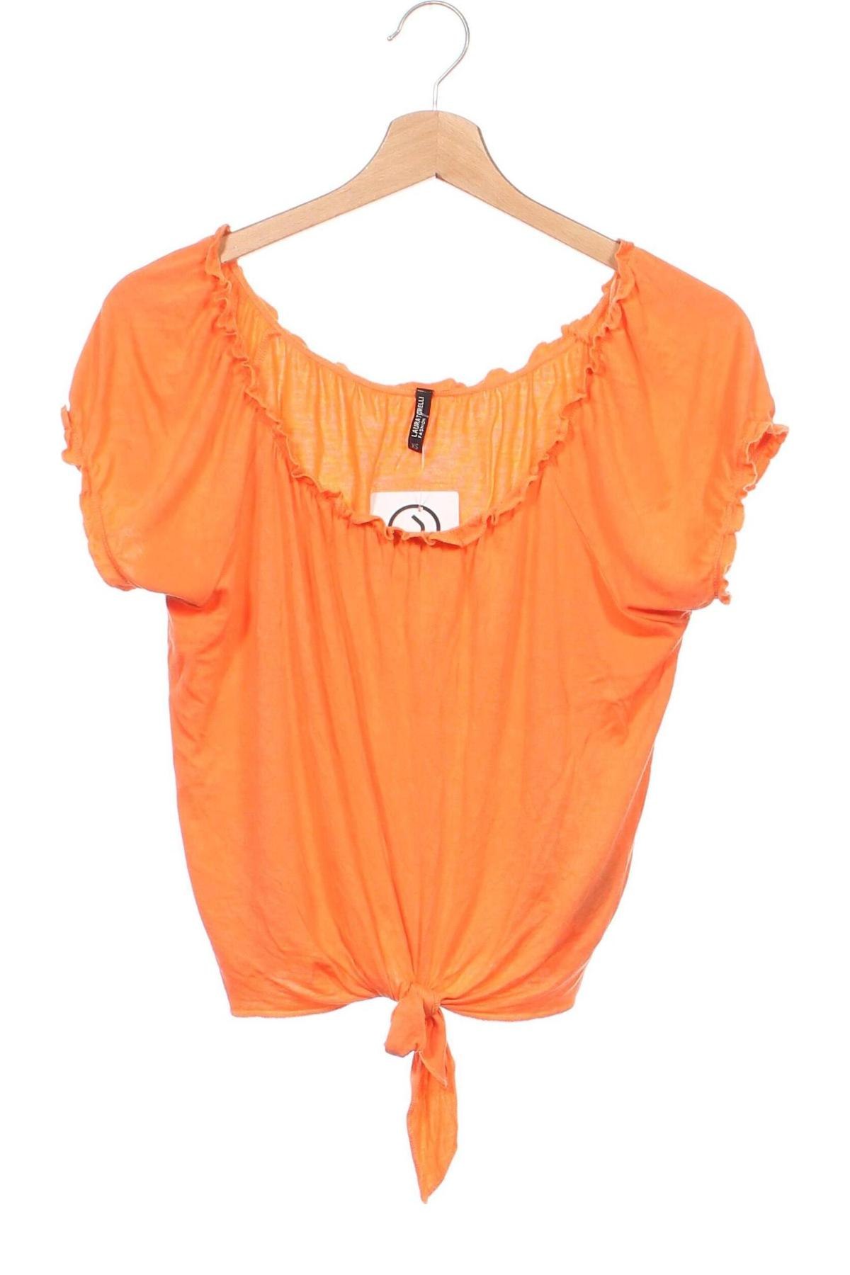 Damen Shirt Laura Torelli, Größe XS, Farbe Orange, Preis € 4,99