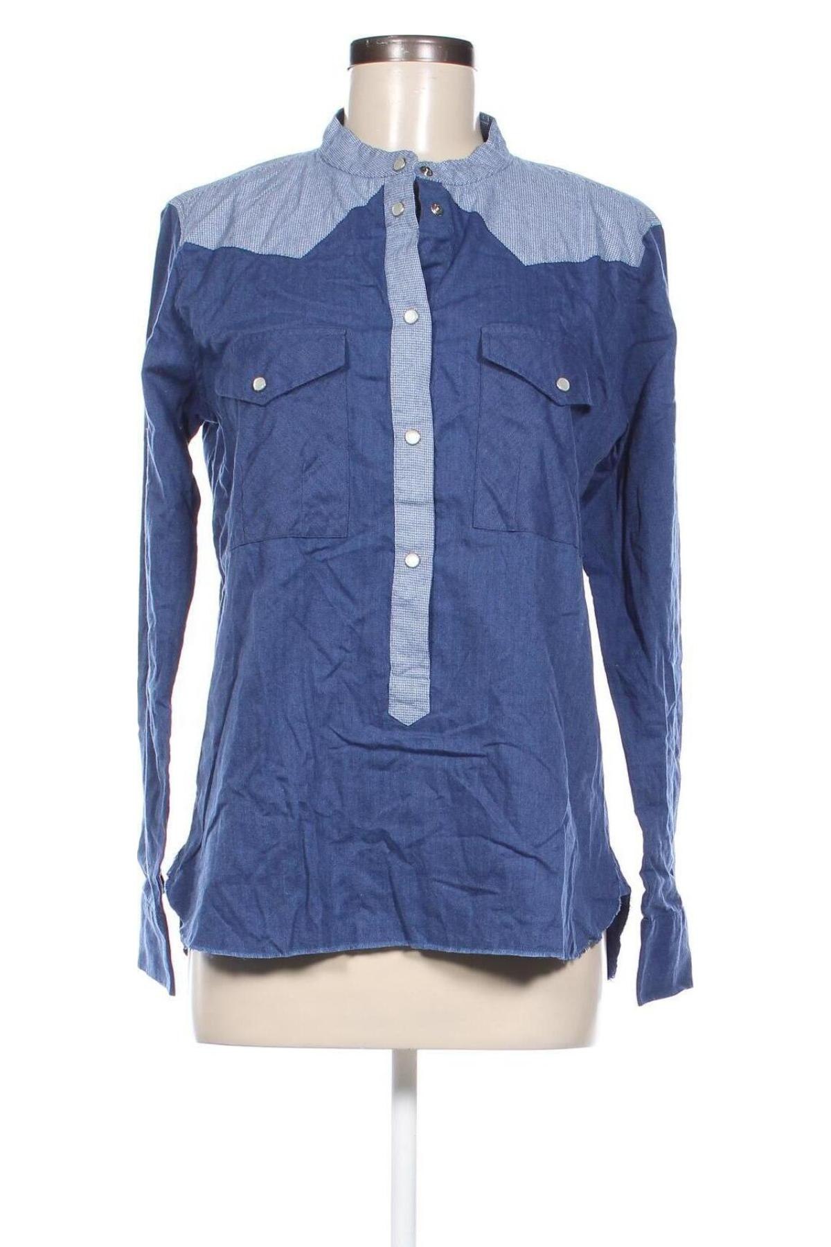 Damen Shirt Leon & Harper, Größe M, Farbe Blau, Preis 52,29 €