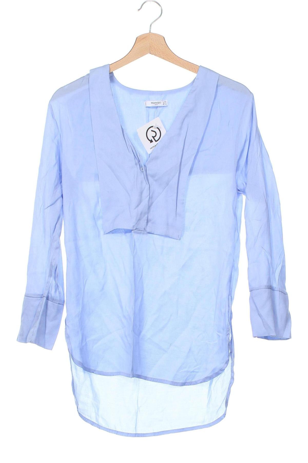 Damen Shirt Mango, Größe XS, Farbe Blau, Preis 8,49 €