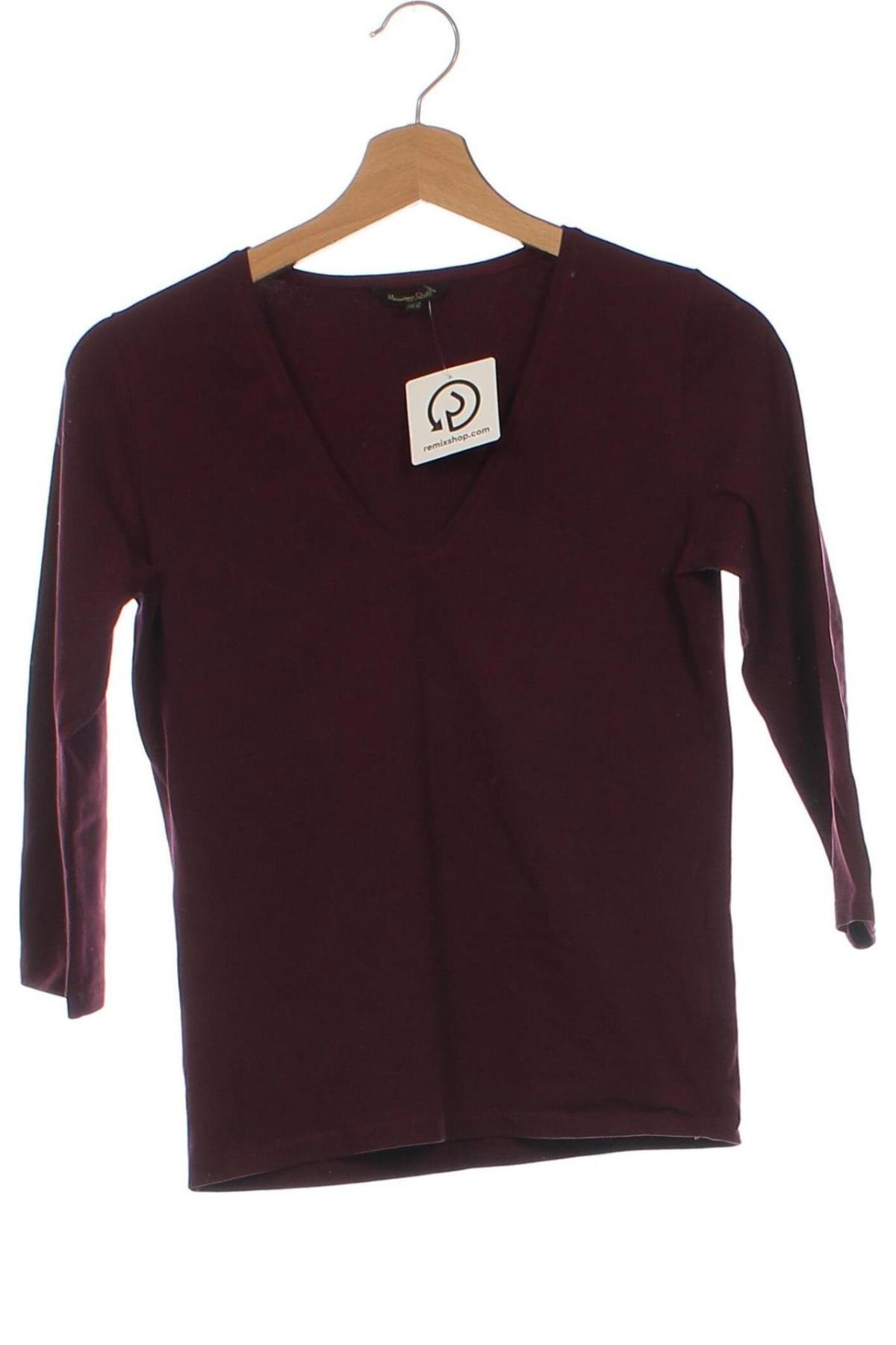 Damen Shirt Massimo Dutti, Größe XS, Farbe Rot, Preis 15,99 €