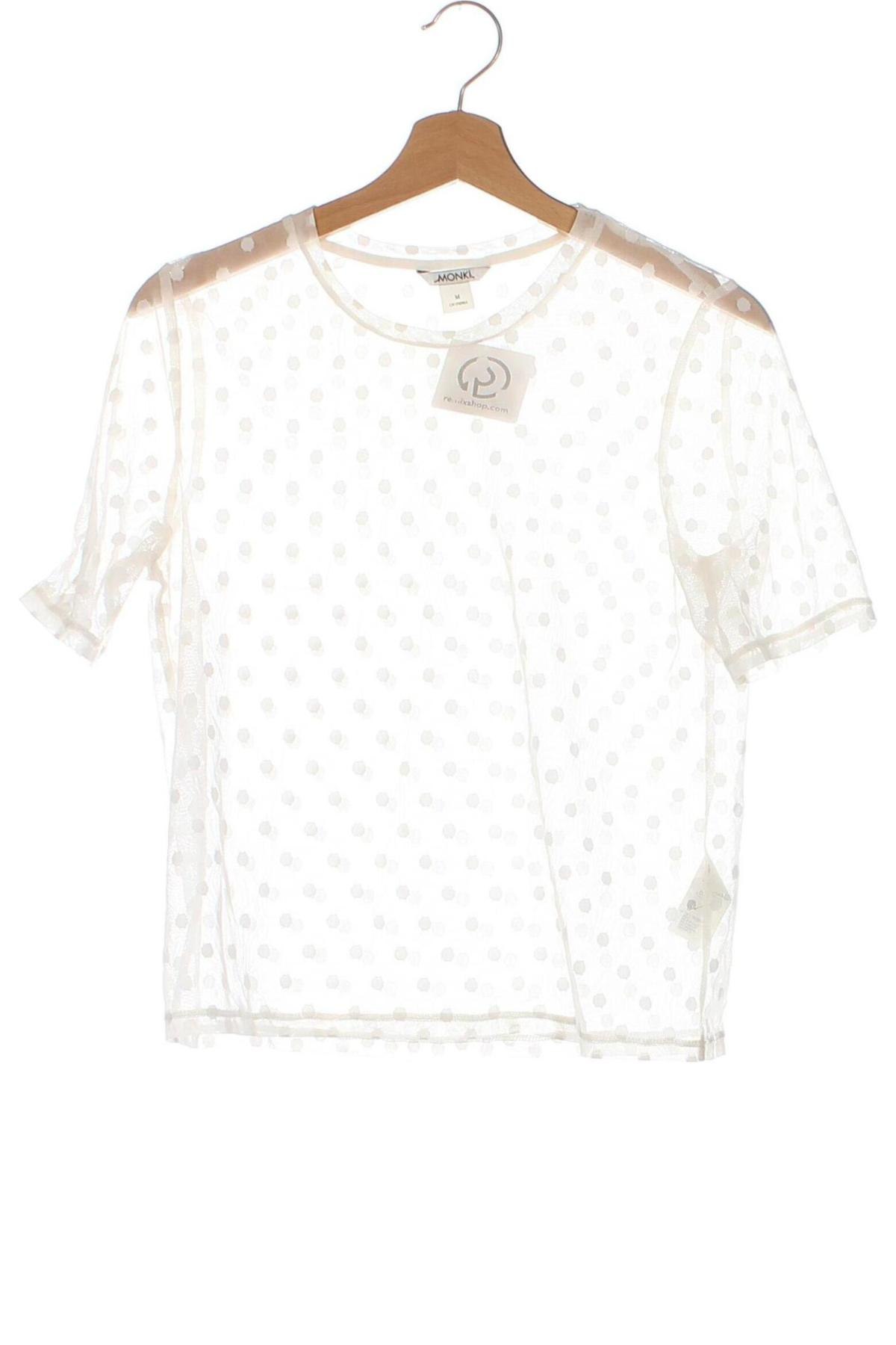 Damen Shirt Monki, Größe M, Farbe Ecru, Preis € 3,99