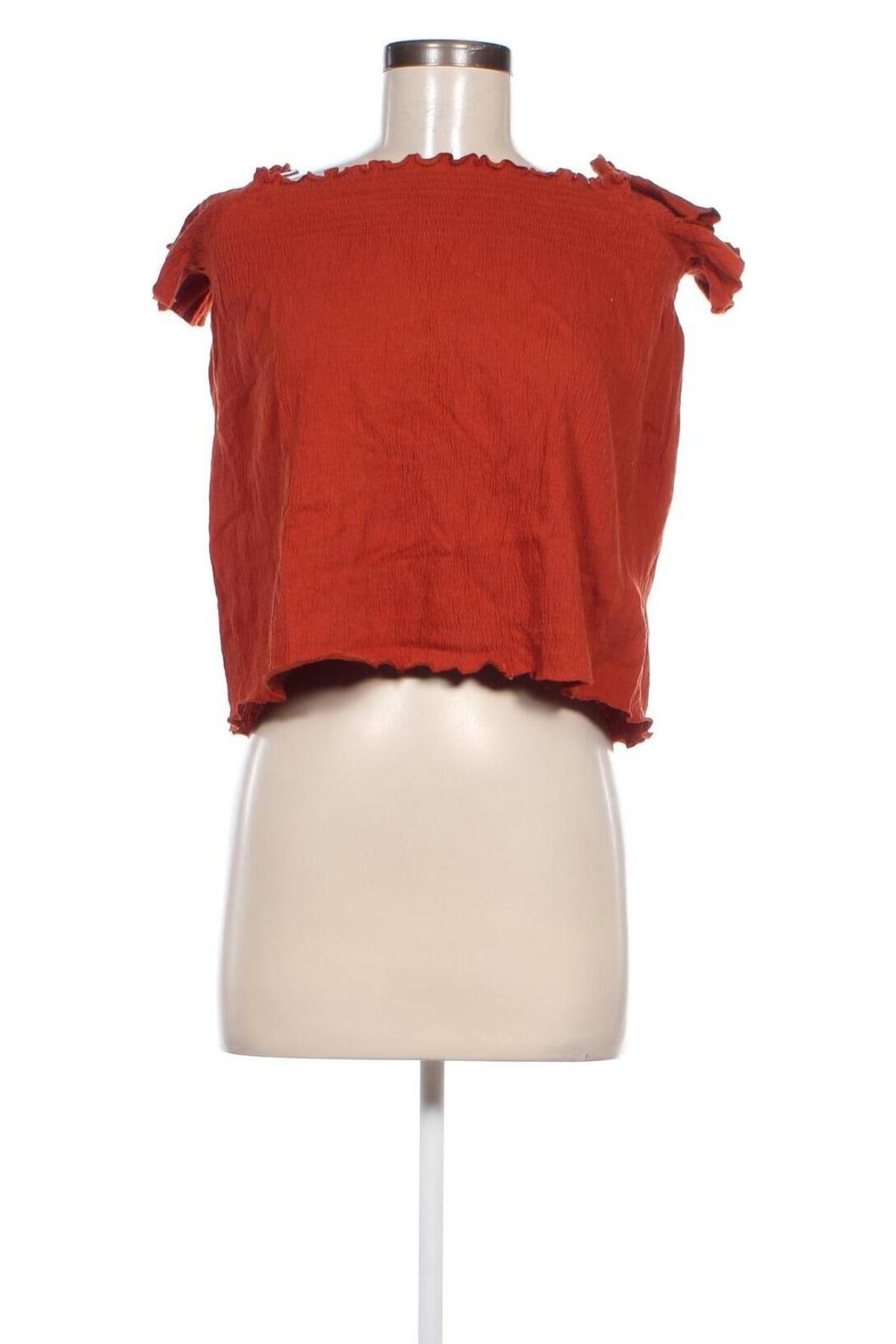 Damen Shirt Pull&Bear, Größe M, Farbe Orange, Preis 8,99 €