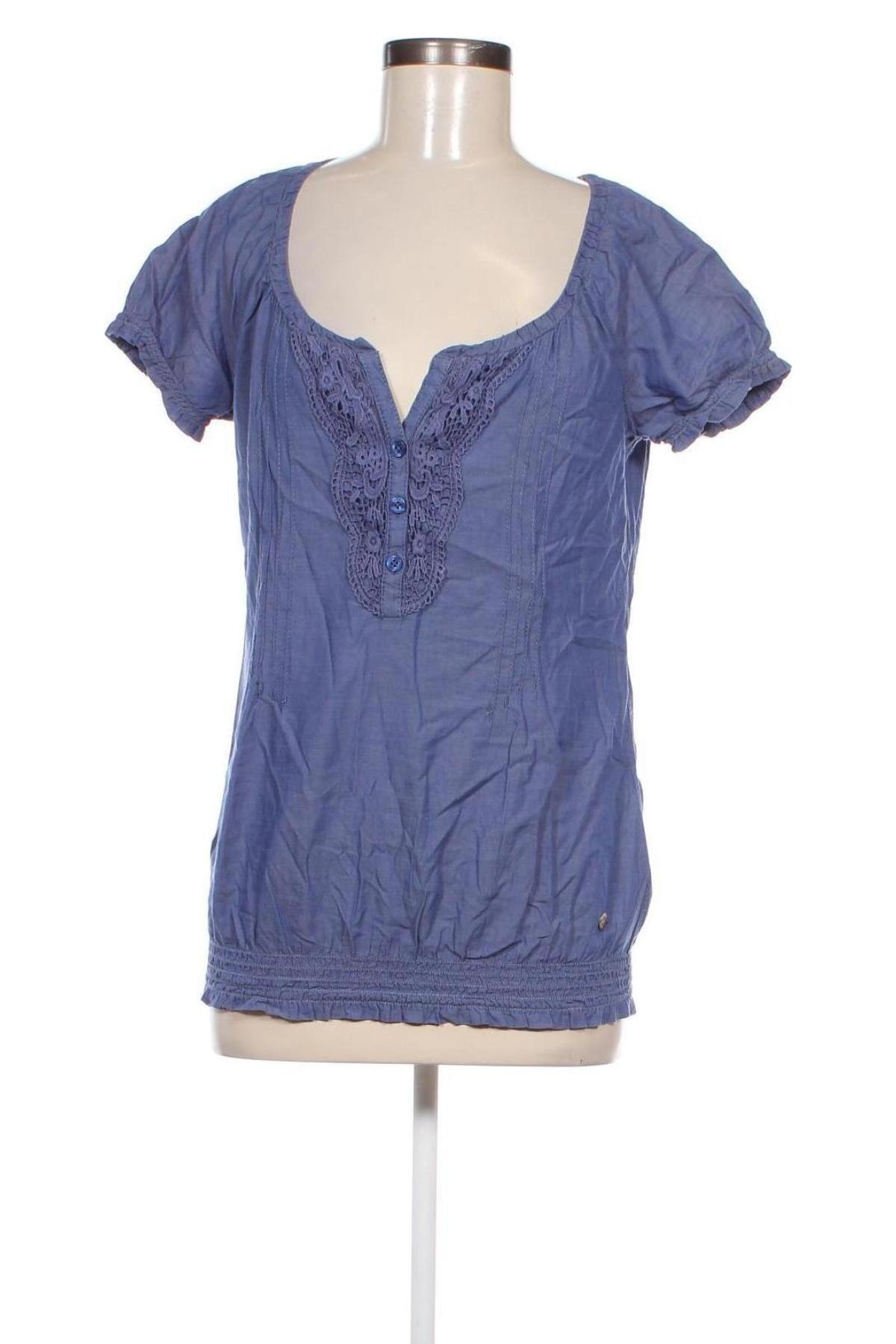 Damen Shirt Q/S by S.Oliver, Größe S, Farbe Blau, Preis 8,99 €