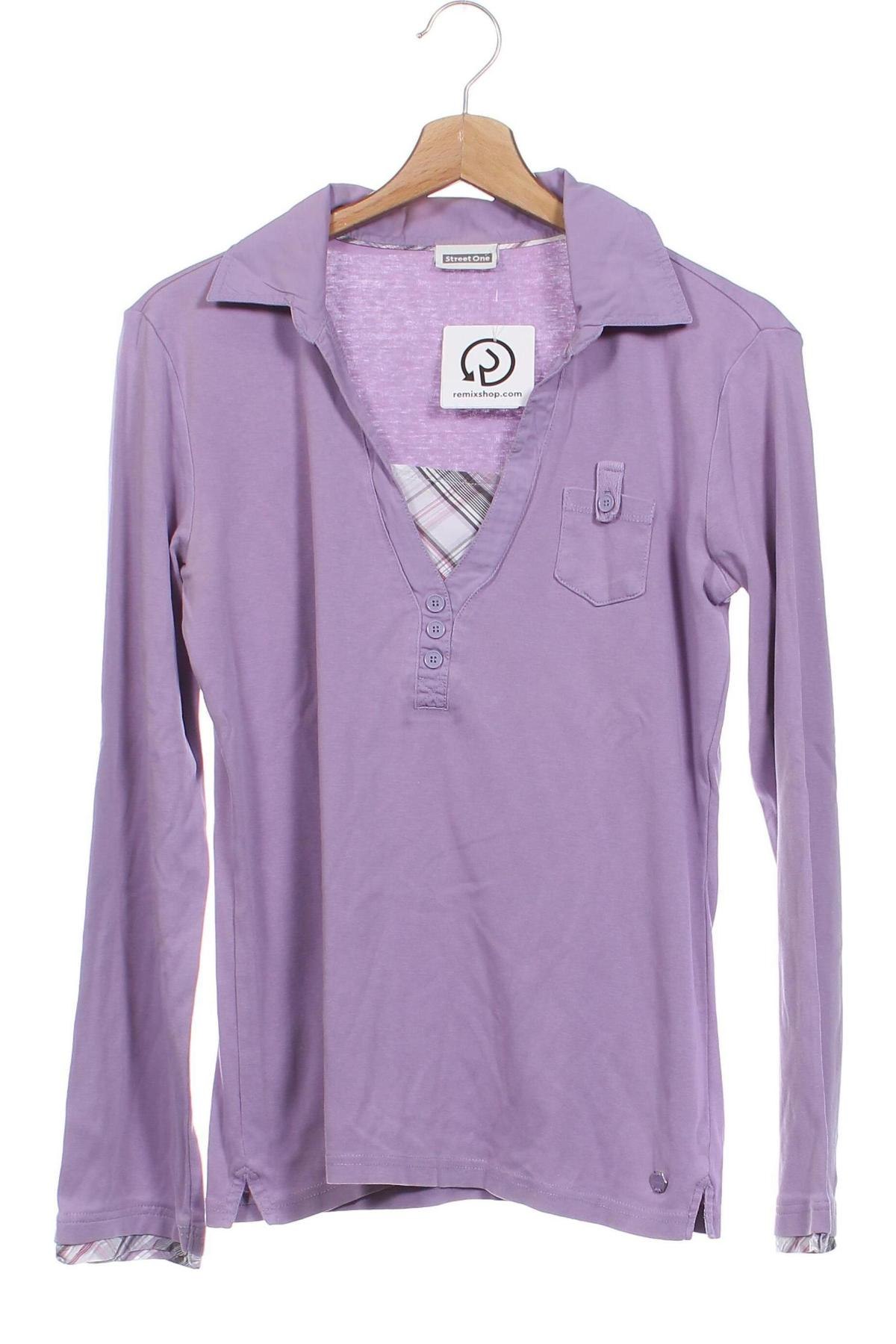 Damen Shirt Street One, Größe XL, Farbe Lila, Preis € 10,49