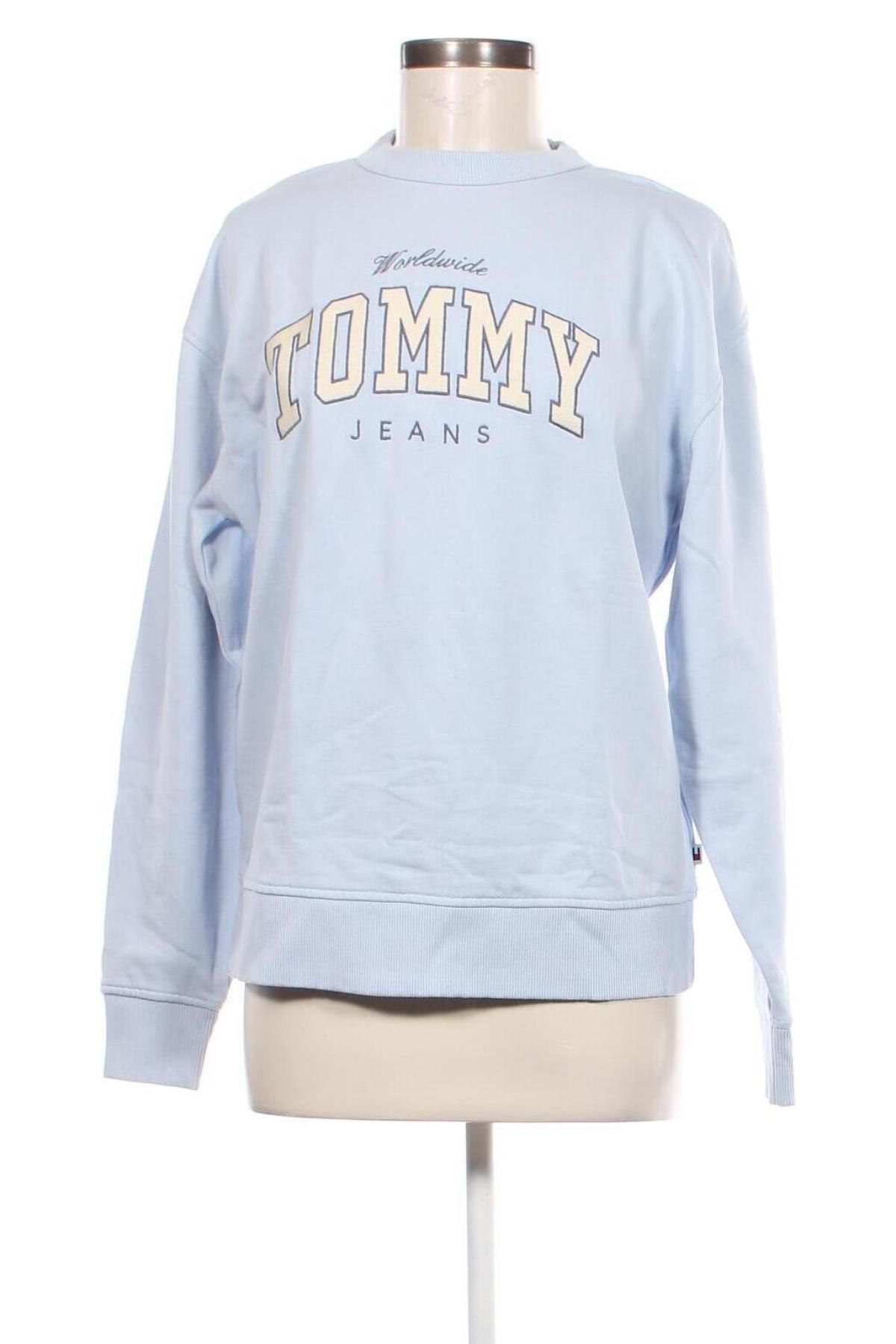 Дамска блуза Tommy Jeans, Размер S, Цвят Син, Цена 165,49 лв.