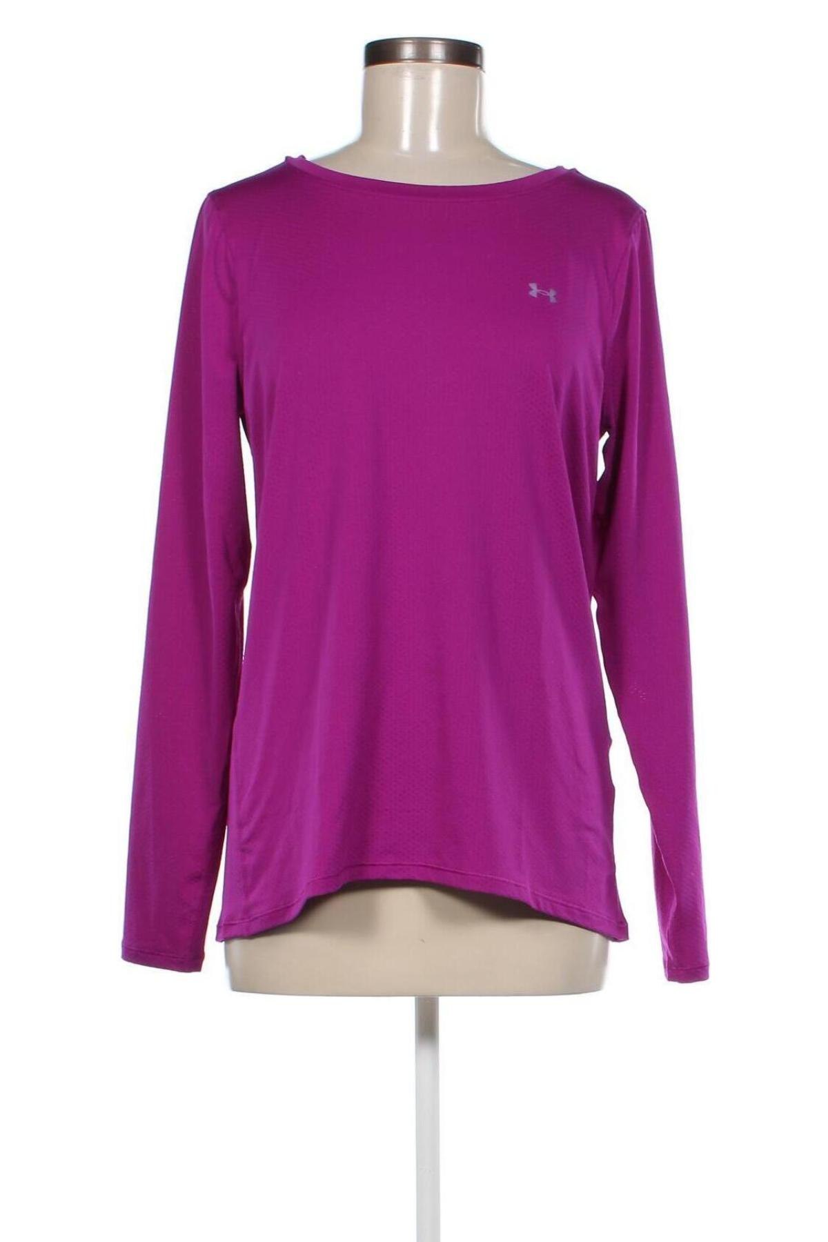 Damen Shirt Under Armour, Größe L, Farbe Lila, Preis € 10,99