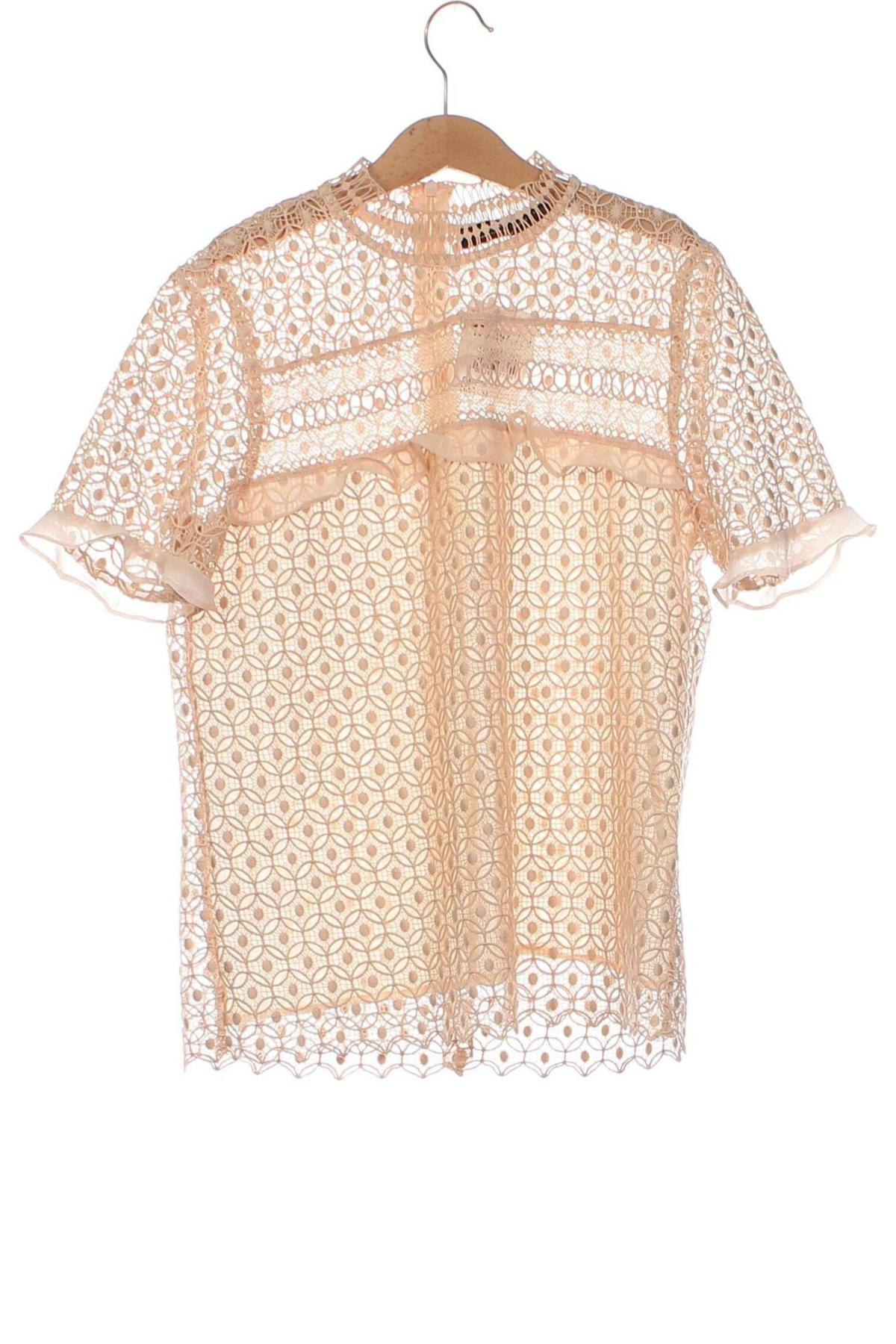 Damen Shirt Zara, Größe XS, Farbe Beige, Preis 6,49 €