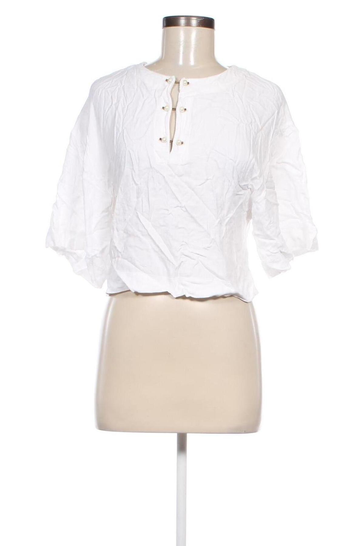 Damen Shirt Zara, Größe S, Farbe Weiß, Preis € 13,99