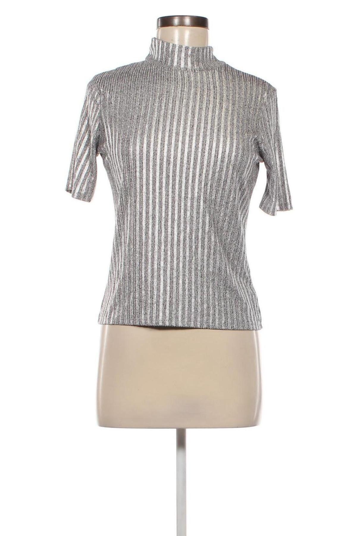 Damen Shirt Zara, Größe S, Farbe Silber, Preis 9,49 €