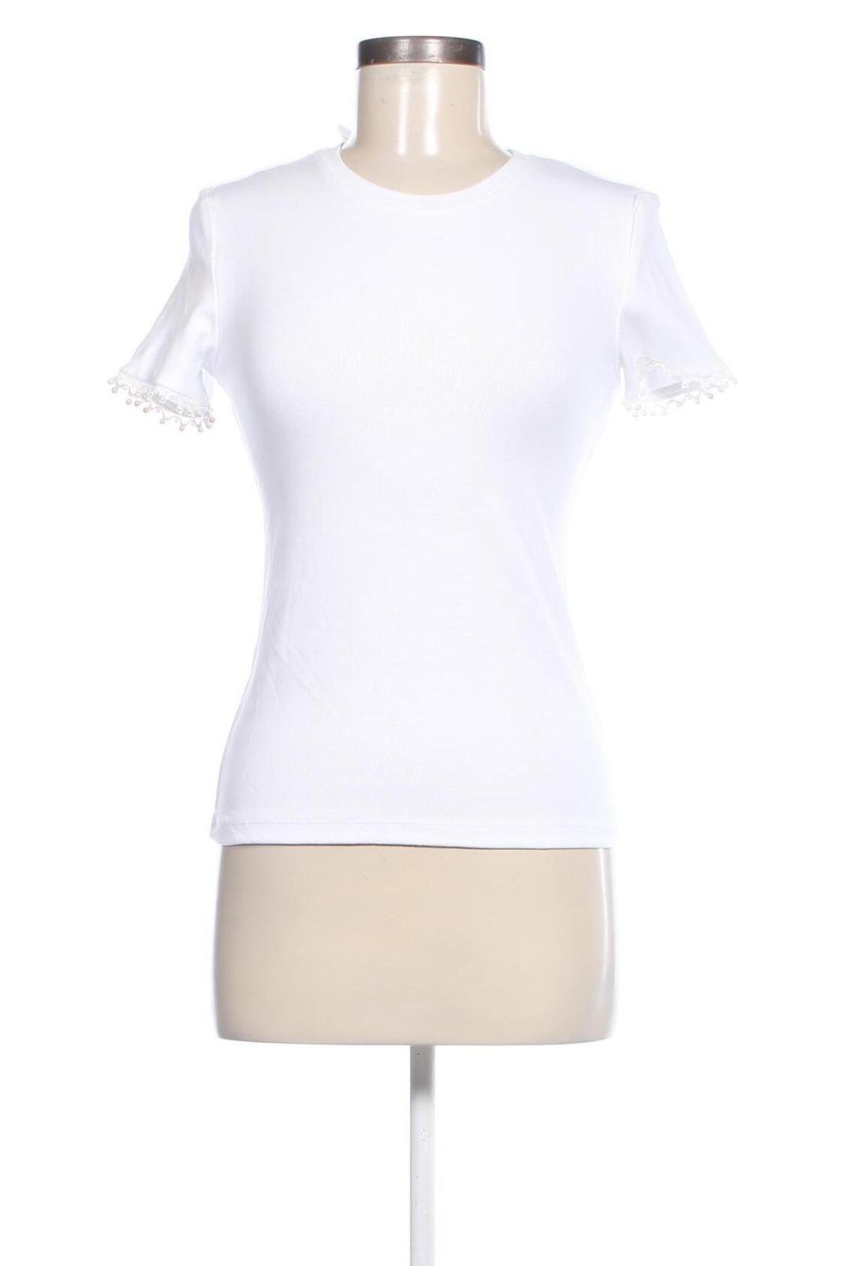 Damen Shirt Zara, Größe S, Farbe Weiß, Preis 6,49 €