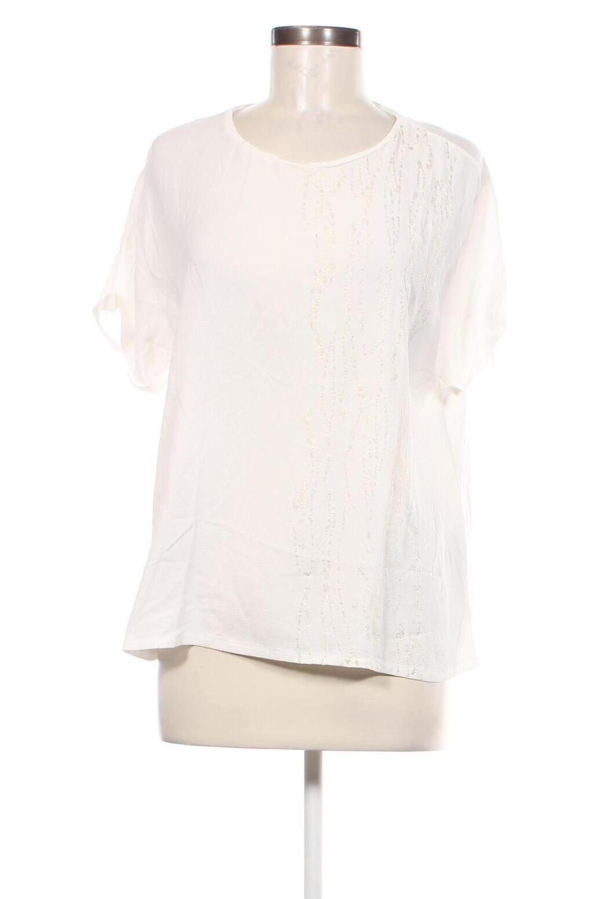 Damen Shirt Zara, Größe L, Farbe Weiß, Preis 9,49 €