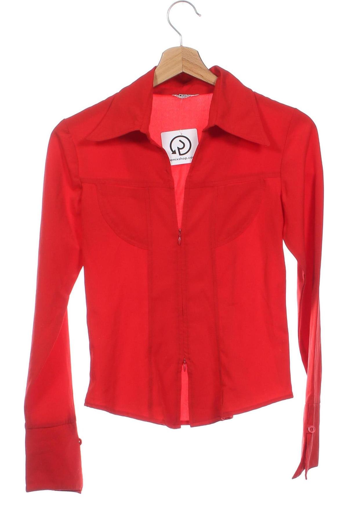 Damen Strickjacke, Größe S, Farbe Rot, Preis 8,49 €