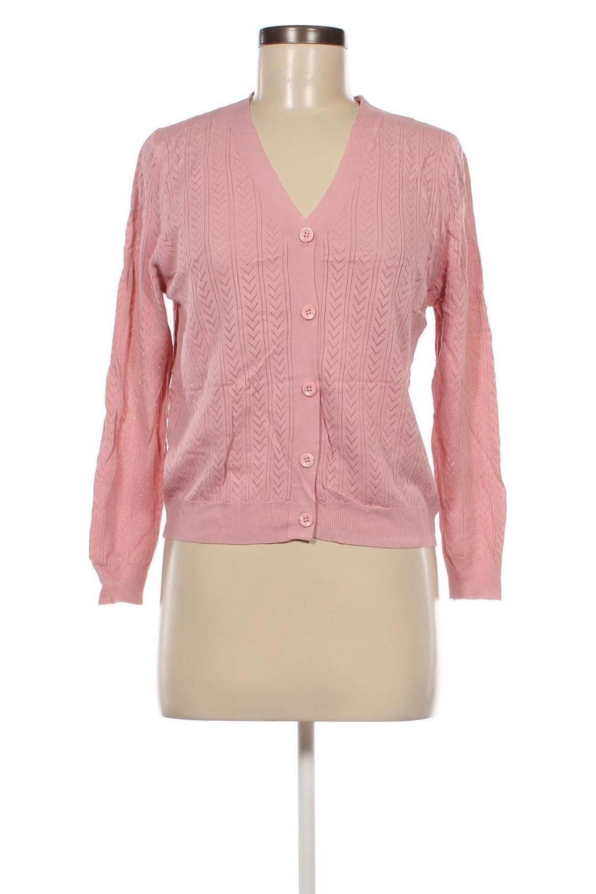 Damen Strickjacke, Größe M, Farbe Rosa, Preis 20,29 €