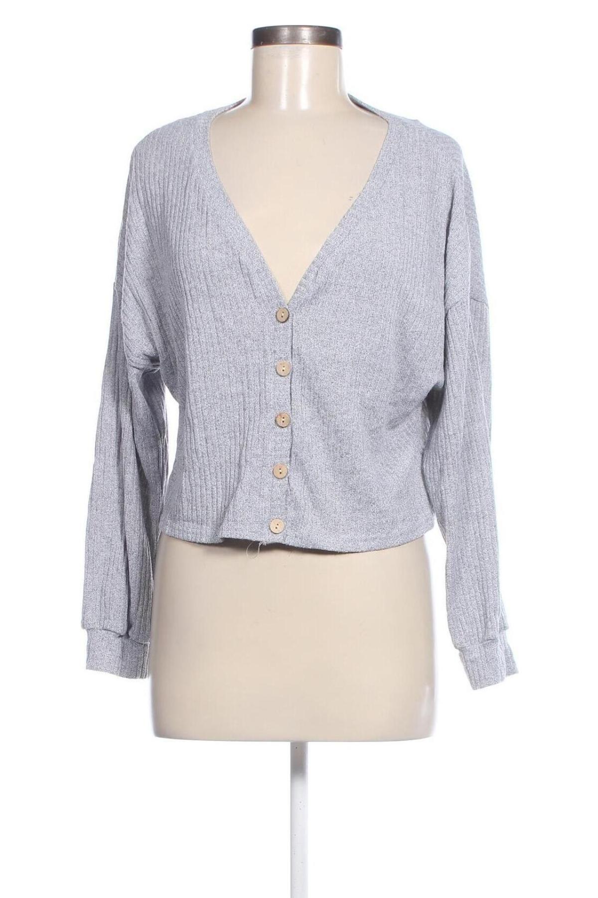 Cardigan de damă Ally, Mărime S, Culoare Gri, Preț 28,99 Lei