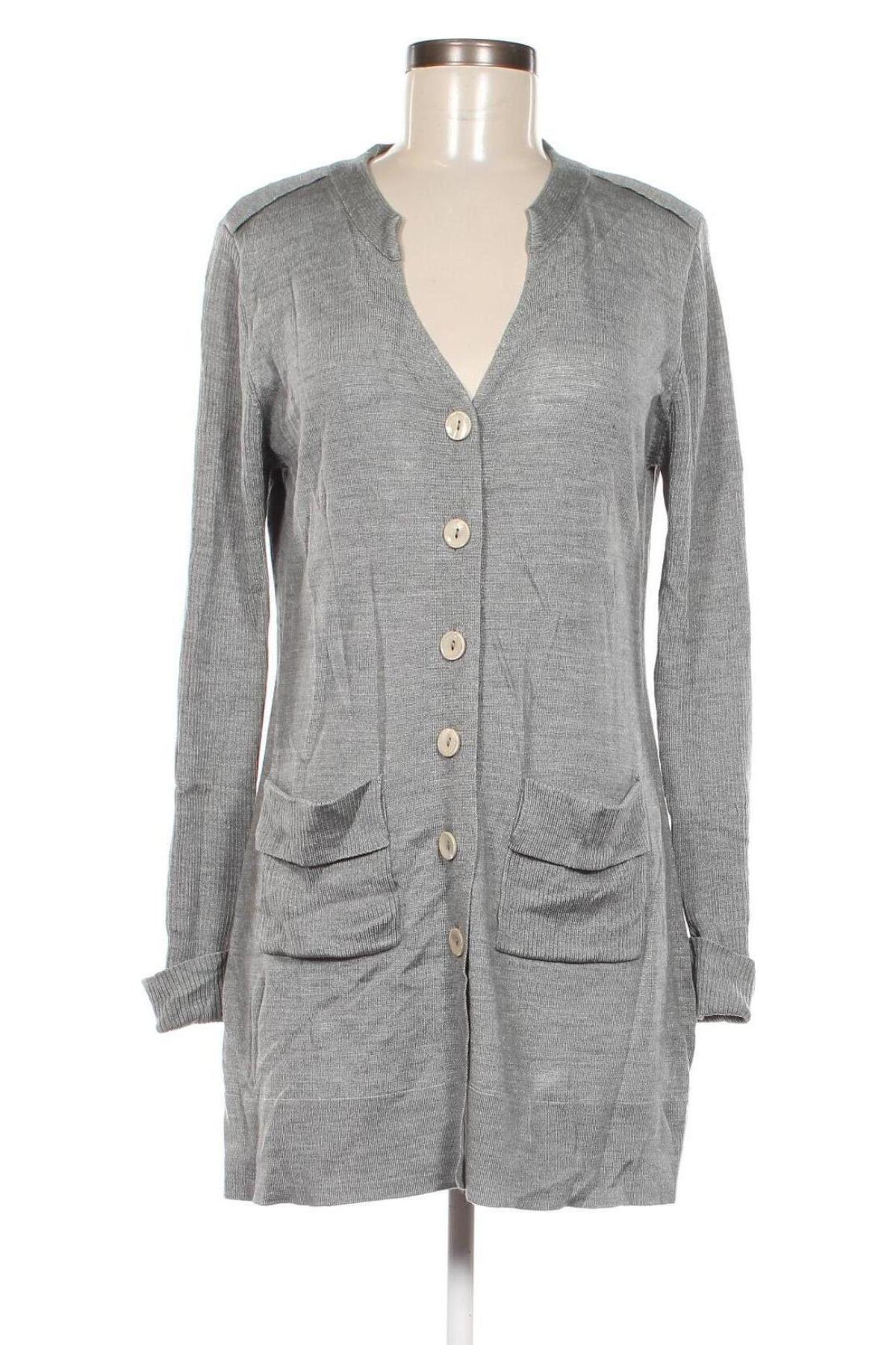 Damen Strickjacke DKNY, Größe M, Farbe Grau, Preis € 36,99