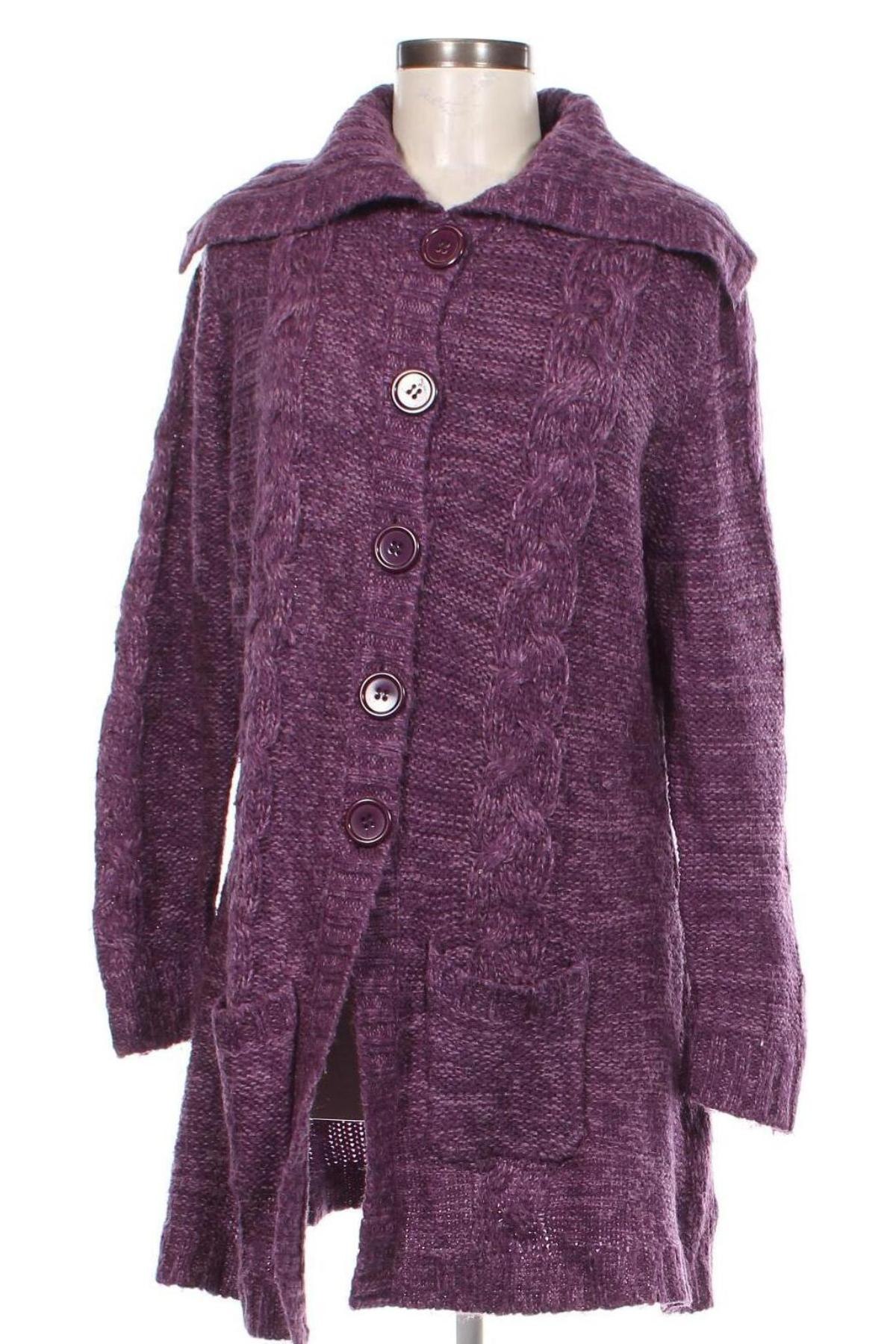 Damen Strickjacke Designer S, Größe XL, Farbe Lila, Preis 13,49 €