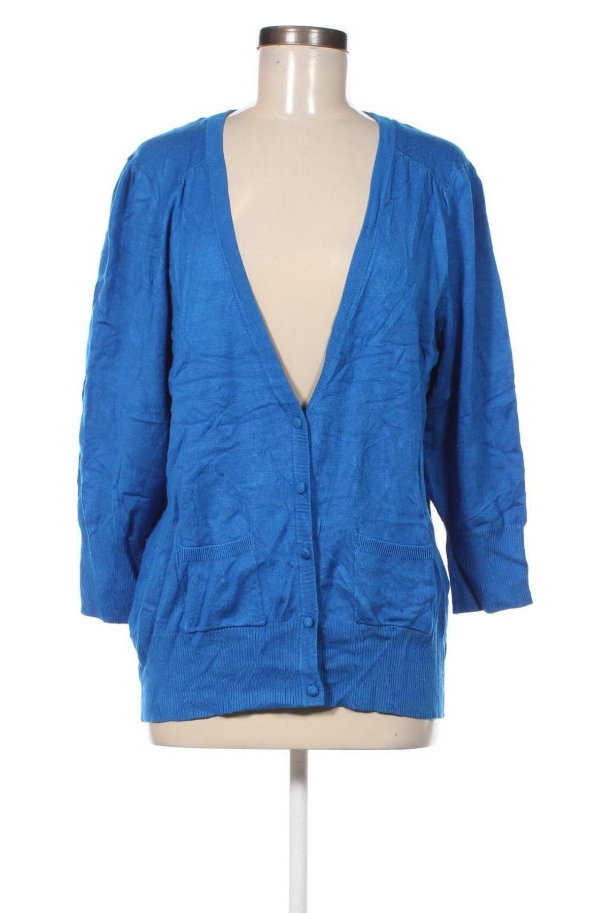 Damen Strickjacke Expression, Größe XXL, Farbe Blau, Preis 14,99 €