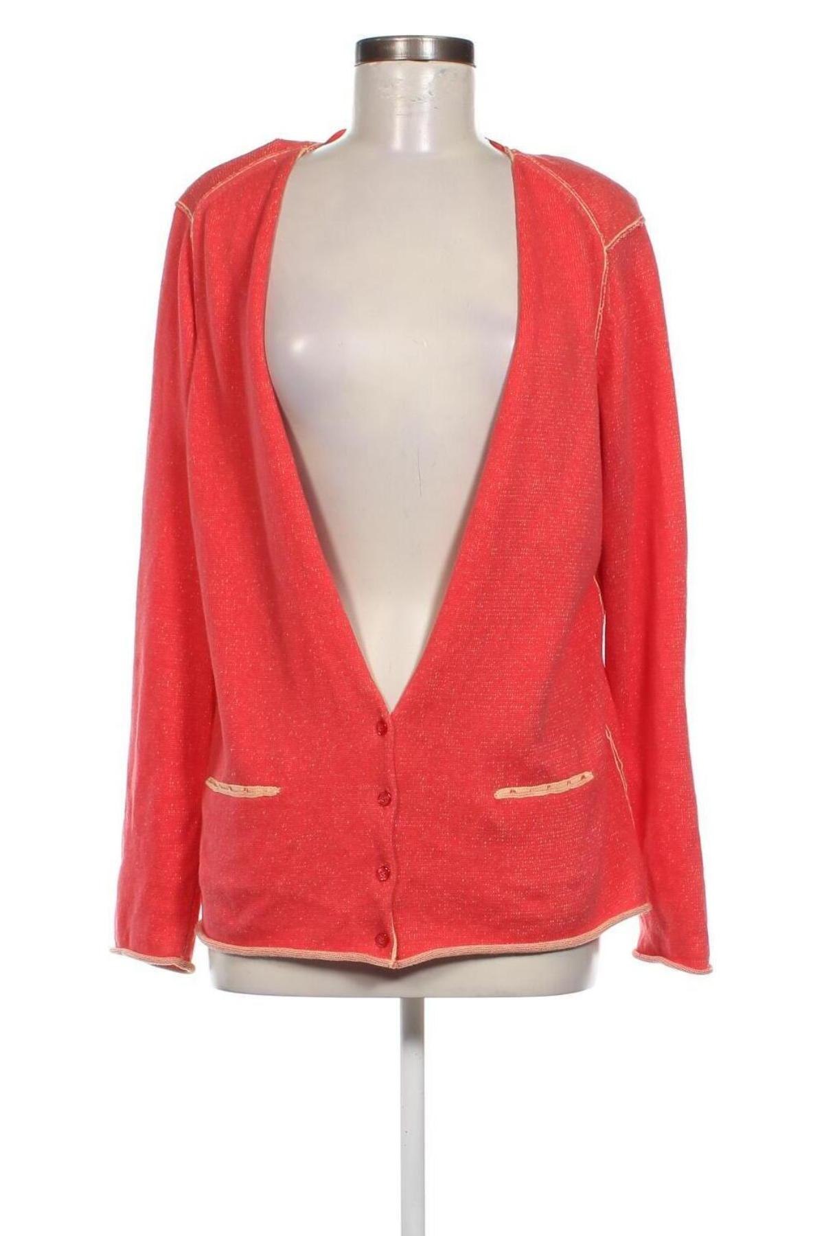 Damen Strickjacke Gina Laura, Größe M, Farbe Rot, Preis 13,99 €