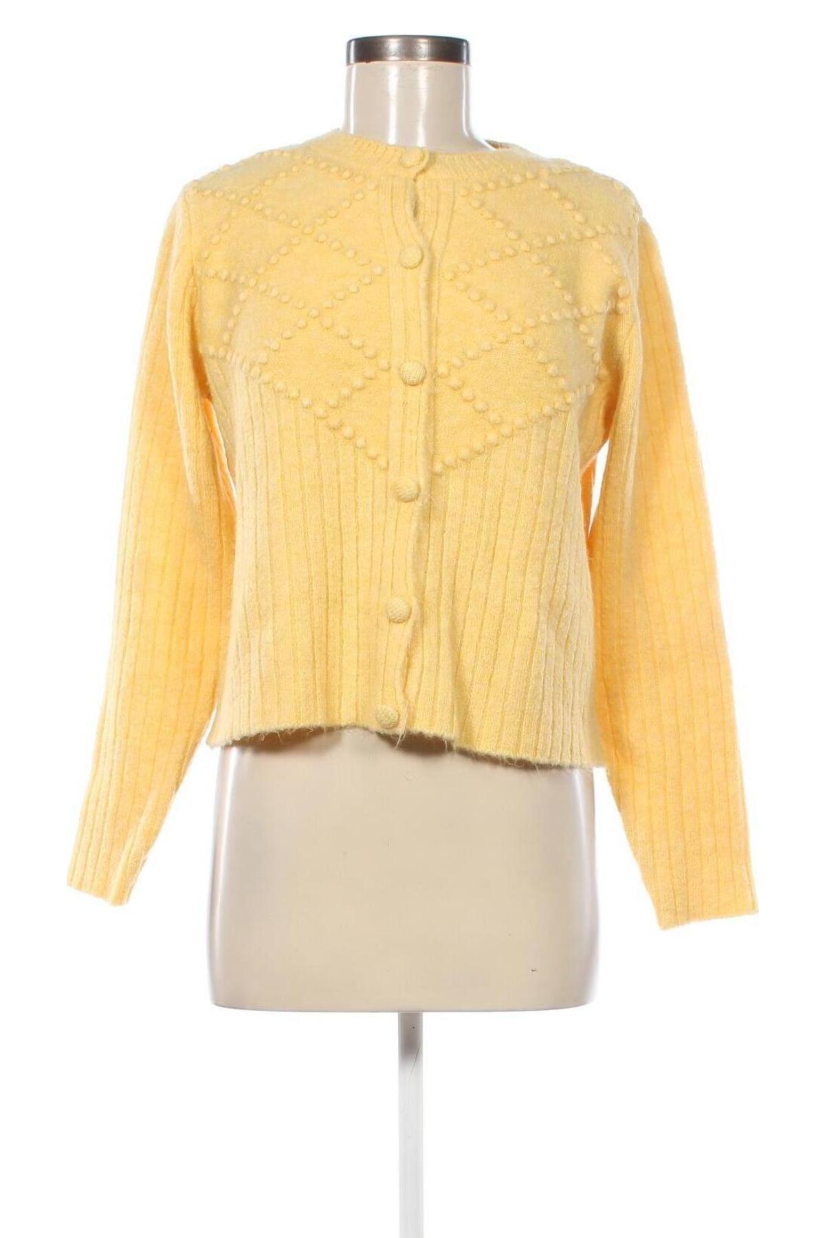 Cardigan de damă Pimkie, Mărime M, Culoare Galben, Preț 51,99 Lei