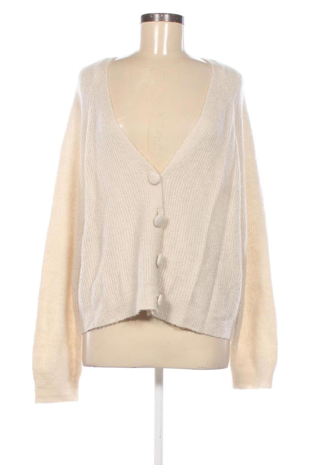 Damen Strickjacke Pimkie, Größe M, Farbe Beige, Preis € 10,49