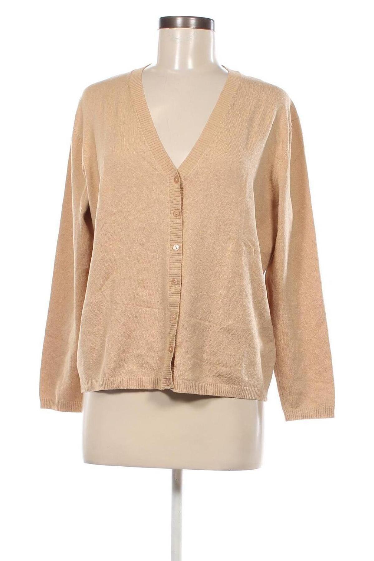 Damen Strickjacke Repeat, Größe XL, Farbe Beige, Preis 23,99 €