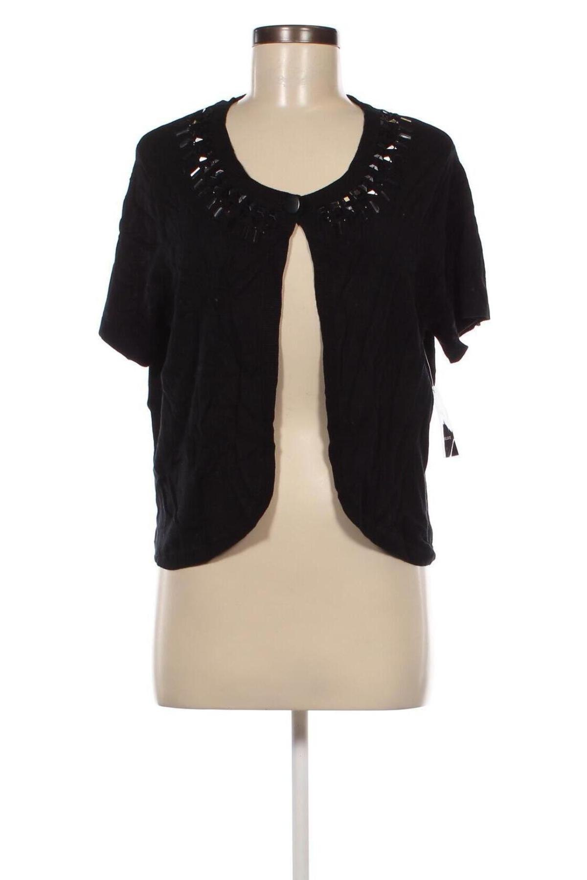 Cardigan de damă Rockmans, Mărime L, Culoare Negru, Preț 45,99 Lei